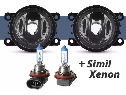 Kit 2 Faros Auxiliares + Lamparas Citroen C3 2009 2010 2011