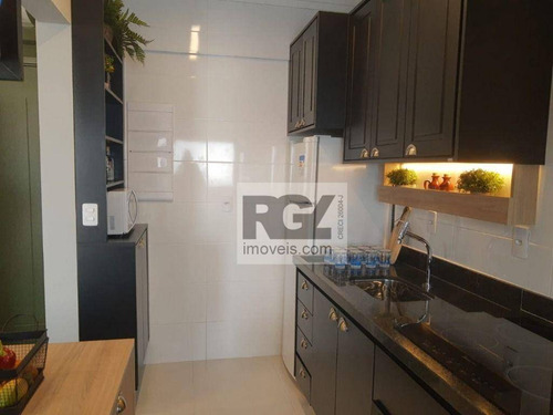 Apartamento Com 2 Dormitórios À Venda, 66 M² Por R$ 690.000,00 - Campo Grande - Santos/sp - Ap5658