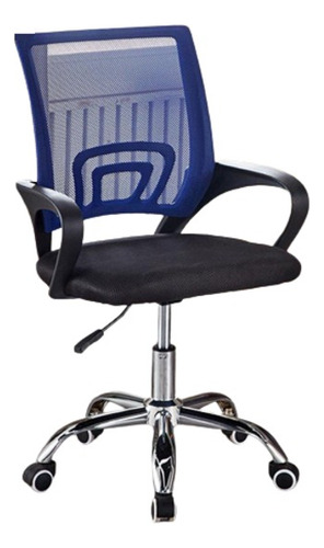 Silla Escritorio Oficina Luxor Giratoria Comfort 2023 Azul