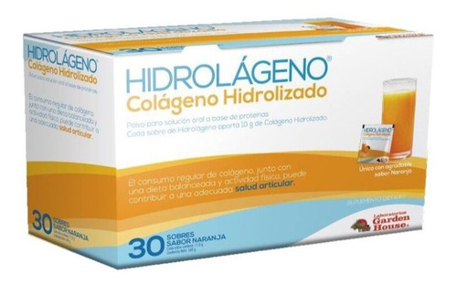 Imagen 1 de 5 de Hidrolágeno® | Colágeno Hidrolizado X 30 Sobres