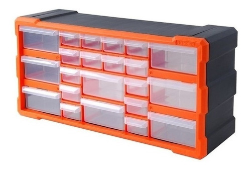 Caja Organizador Tactix Plast 50x25x16 Cm- 22 Cajas