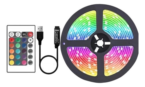 Cinta Led De Color 5050 Rgb 1/2/5/10 Mts