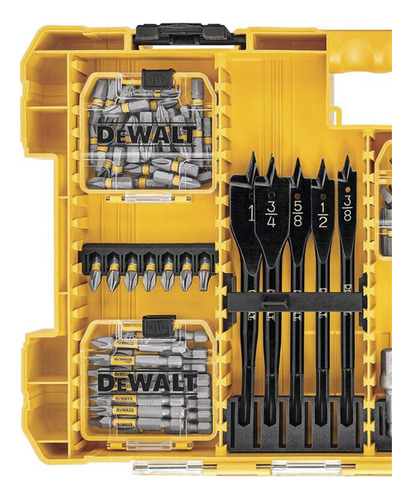 Juego de brocas Toughcase de 160 piezas de Tstak | Dewalt Dwamf160