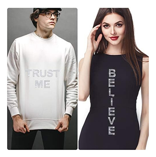 Pegatinas De Letras Brillo Grandes, 136 Piezas, Plata