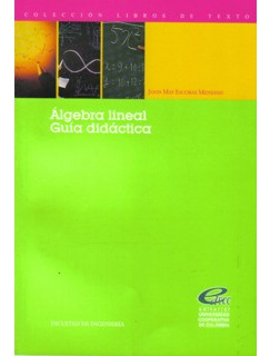 Álgebra Lineal Guía Didáctica