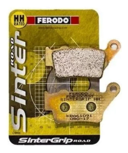 Pastilla De Freno Husabergfe 600 Supermotard 00/07 Trasera