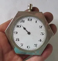 Comprar Antiguo Reloj Hexagonal Tal Vez De Auto O Escrit No Funciona