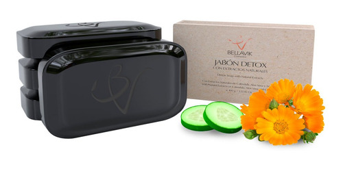 Jabón Detox Carbón Activado 