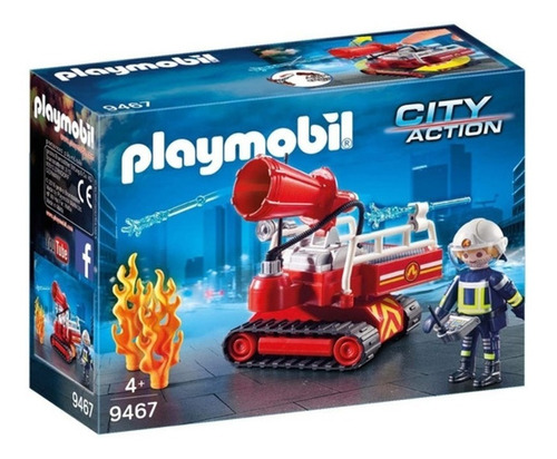 Playmobil 9467 Robot De Extincion City Action