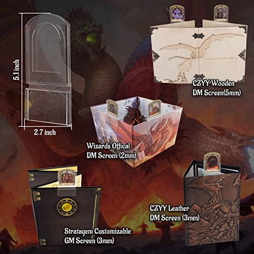 Dnd Initiative & Combat Tracker Juego De 6 Piezas De Acrílic