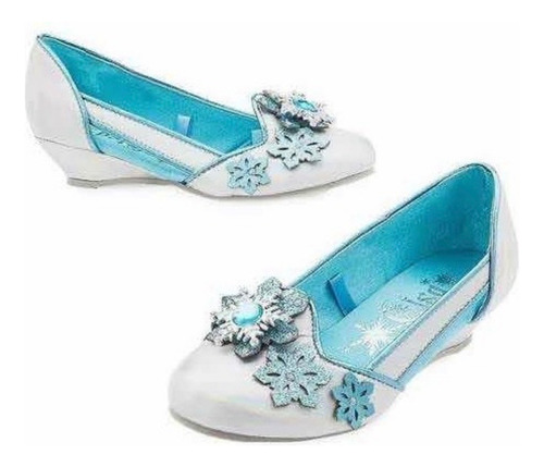 Elsa Frozen Zapatos Talla 9-10 Disfraz Disney Store