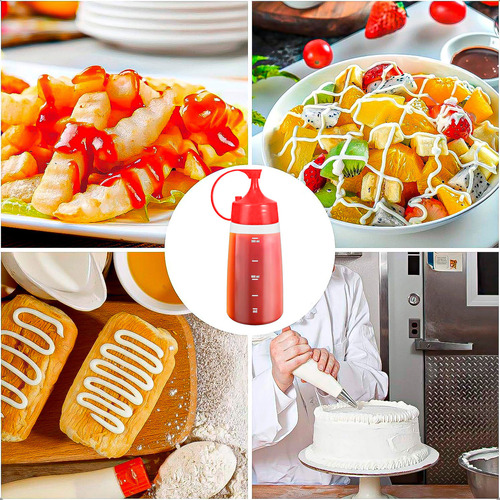 Botella De Salsa Envase Para Ketchup Envase Salsero 180 Ml Arcashopping Botella De Plástico Para Mayonesa Dispensador De Plástico Botella De Salsa Con Tapa Botellas De Salsa De Ensalada 180 Ml