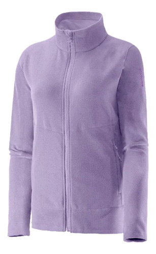 Campera Salomon Outdoor Polar Lt Fz Midplayer Mujer-newsport