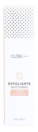 Exfoliante Facial Cloe Para Mujer Care Nocturno 100 Ml