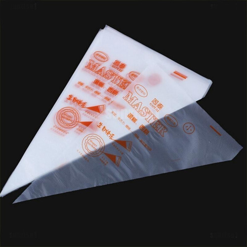 Imagen 4 de 10 de 100pzs Manga Pastelera Plastico Desechable Reposteria 31cm