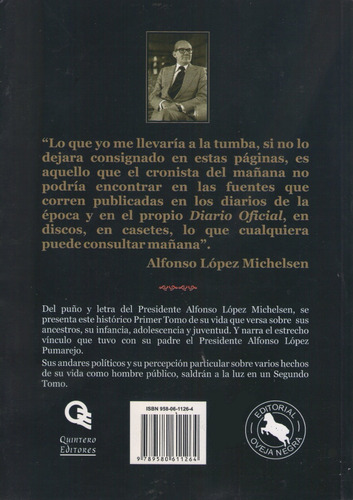 Imagen 2 de 3 de Mis Memorias Alfonso Lopez Michelsen