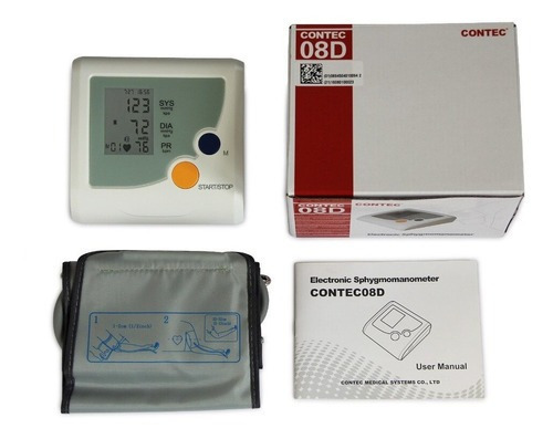 Imagen 1 de 2 de Monitor de presión arterial digital de brazo automático Contec CONTEC08D