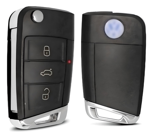 Chave Canivete Gol G5 Fox Polo Adaptação 3 Botões