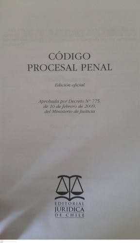 Codigo Procesal Penal -edicion Oficial