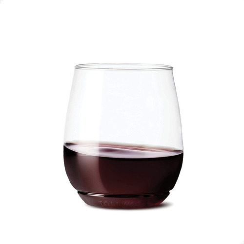 Pop 14oz Vino Set De 12, Copas De Vino De Plástico Rec...