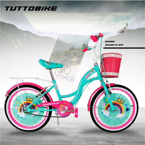 Imagen 8 de 8 de Bicicleta Para Niña Shon Life Monk Rodada 20 1 Velocidad