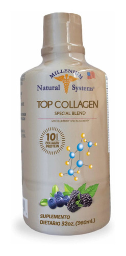 Colágeno Hidrolizado 10.000mg Biotina Vitamina E Y C 960ml
