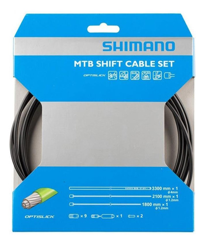 Shimano Mtb Optislick - Juego De Cables Y Carcasa Para Desvi
