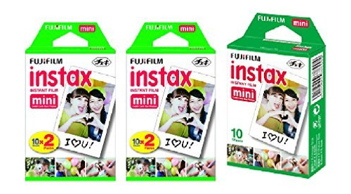Fujifilm Instax Mini Instant Film, El Paquete De 5 Paquetes 