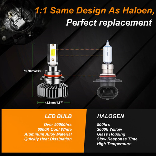 Kits De Faros Led 6000k Para Jeep Grand Cherokee 2005-2010