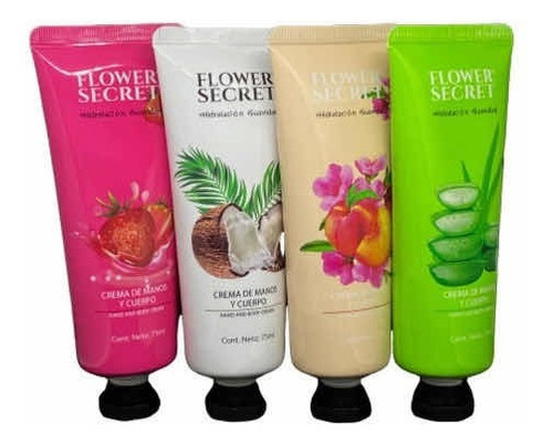 Crema De Manos Aroma Frutas 75 Ml Pack De 4 Unidades