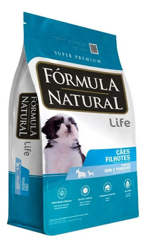 Ração Cães Filhote Raça Pequena 15kg Fórmula Natural Life