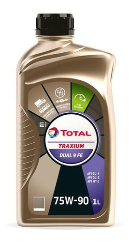 Aceite De Transmisión Total Traxium Dual 9 Fe 75w90 1 Litro