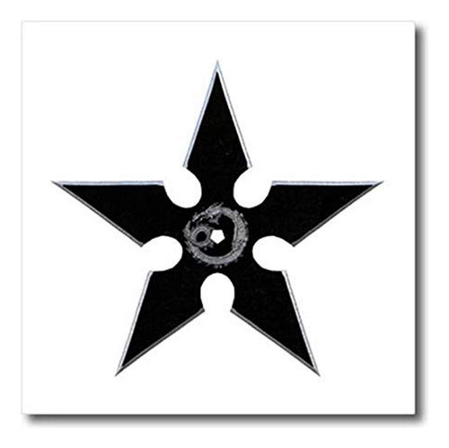 Boehm Graphics Arte Marcial  Un Shuriken Negro Dragon Calor