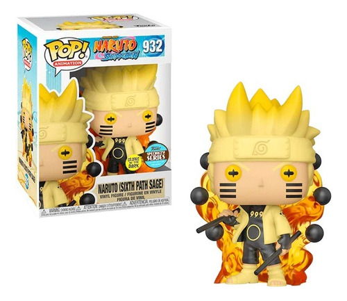Funko Pop! Naruto Uzumaki ( Six Paths ) #932 Glows Funko Spe
