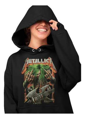 Sudadera Negra Heavy Metal Metallica30