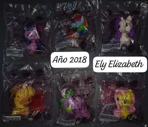 My Little Pony Lote X 6 (mc Donald's 2018) 