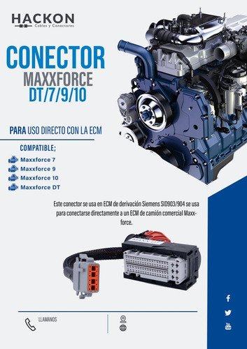 Conector Maxxforce Para Motores Dt/7/9/10