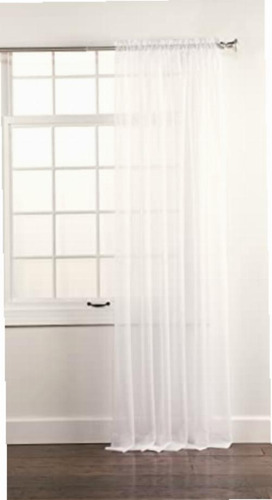 Stylemaster Elegance 60 By 108-inch Sheer Voile Panel, White