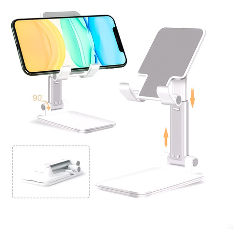 Soporte Celular Tablet Mesa Escritorio Regulable Plegable