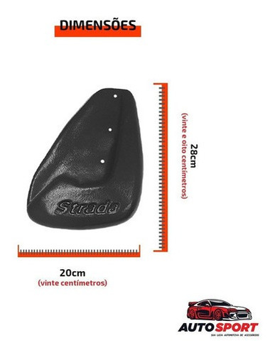 Par Flap Dianteiro Personalizado Strada 2011 2012