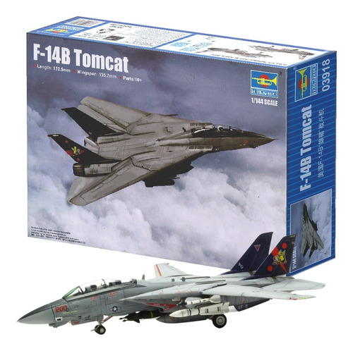 F-14b Tomcat - 1/144 - Kit Para Montar Trumpeter 03918 F14b