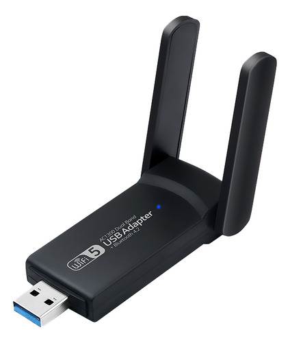 Adaptador Wifi 1300mbps Doble Banda 5g /2.4g + Bluetooth 4.3