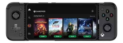 Usar controles de toque do Xbox com jogos na nuvem ou jogos remotos