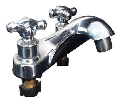 Llave Para Lavamano Twin Manilla Body Belt-g Gri-1808