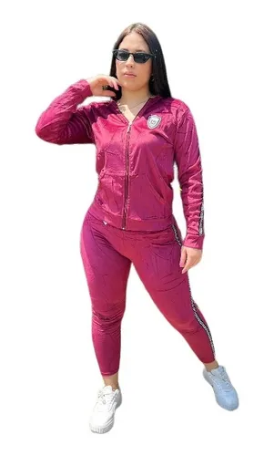 Conjunto Deportivo Para Dama Suéter Con Capucha Y Jogger