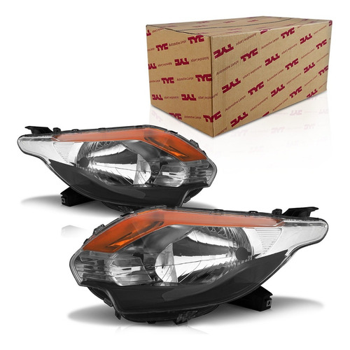 Par Farol L200 Triton 17 A 2019 Simples Negra Ambar