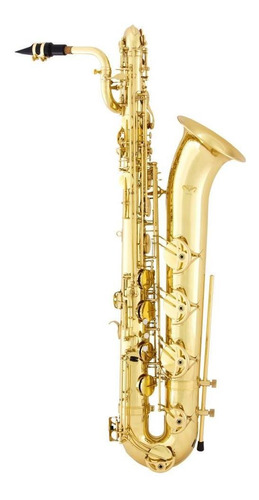 Saxofone Baritono Quasar Jbbs-110l - Qbs104l Eb Laqueado Com