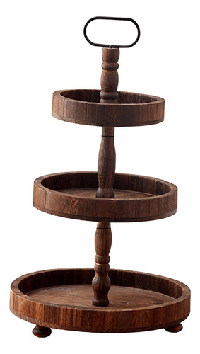 Soporte De Madera Para Cupcakes, Soporte De Exhibición Para