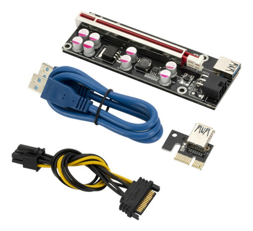 Cable De Extensión De Tarjeta Gráfica Pci-e1xto 16x Ver009s