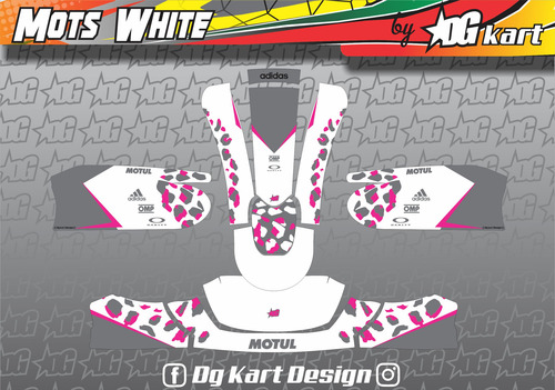 Kit Calcos Karting Laminadas Brillante - Mots